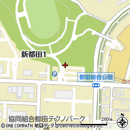 都田総合公園トイレ周辺の地図