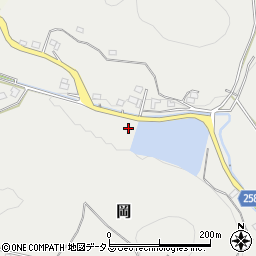 岡山県赤磐市岡周辺の地図