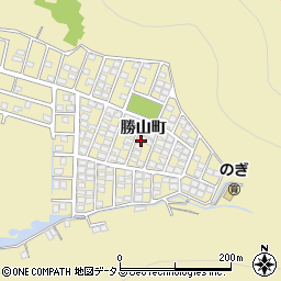 兵庫県姫路市勝原区勝山町周辺の地図