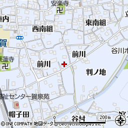 京都府綴喜郡井手町多賀前川30周辺の地図