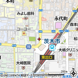 ドエル阪急茨木店周辺の地図