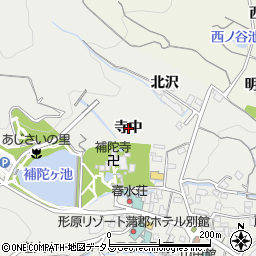 愛知県蒲郡市金平町（寺中）周辺の地図