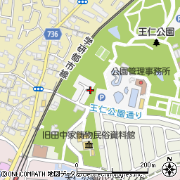 大阪府枚方市王仁公園3-6周辺の地図