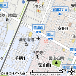 ファミリーマート姫路手柄店周辺の地図