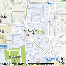 大阪府枚方市中宮西之町16-9周辺の地図