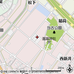 愛知県豊川市当古町野中周辺の地図