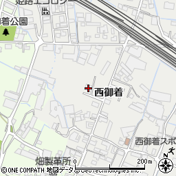 兵庫県姫路市御国野町西御着574周辺の地図