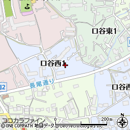 〒665-0813 兵庫県宝塚市口谷西の地図