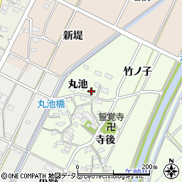 愛知県西尾市吉良町酒井丸池18周辺の地図