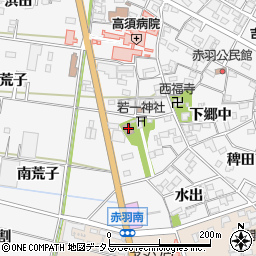 愛知県西尾市一色町赤羽下郷中114-1周辺の地図