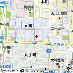 山口紅葉堂本店周辺の地図