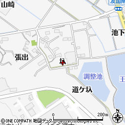 愛知県西尾市吉良町友国圦周辺の地図