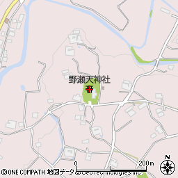 野瀬天神社周辺の地図
