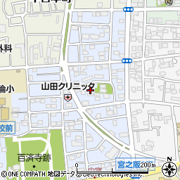 大阪府枚方市中宮西之町16-11周辺の地図