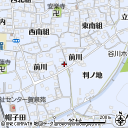 京都府綴喜郡井手町多賀前川34周辺の地図