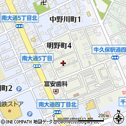 高田米穀店周辺の地図