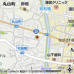 スギ薬局竹島店周辺の地図
