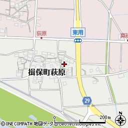 兵庫県たつの市揖保町萩原131周辺の地図