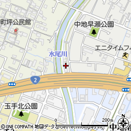 兵庫県姫路市中地718周辺の地図