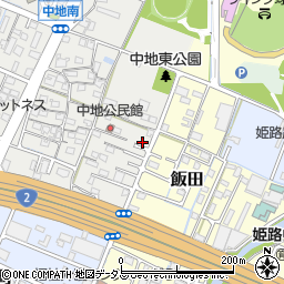 兵庫県姫路市中地33周辺の地図