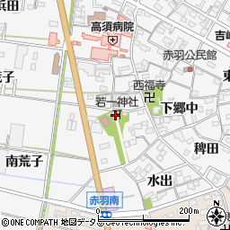 愛知県西尾市一色町赤羽下郷中114周辺の地図