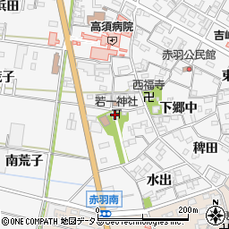 愛知県西尾市一色町赤羽下郷中114周辺の地図