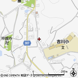 岡山県加賀郡吉備中央町吉川838周辺の地図