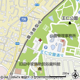 大阪府枚方市王仁公園3-9周辺の地図