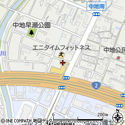 兵庫県姫路市中地188周辺の地図