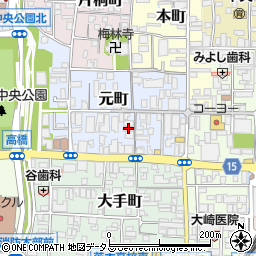 山口紅葉堂北店周辺の地図