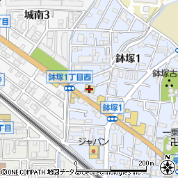 ユニクロ池田店周辺の地図