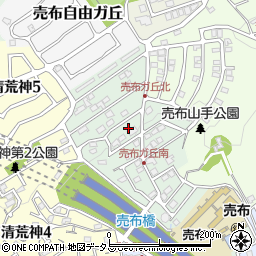兵庫県宝塚市売布ガ丘周辺の地図