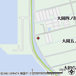 愛知県西尾市一色町細川大岡五ノ割2周辺の地図