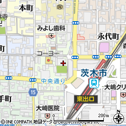 １００円ショップセリア茨木店周辺の地図