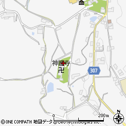 岡山県加賀郡吉備中央町吉川1187周辺の地図