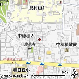 大阪府茨木市中穂積2丁目6周辺の地図