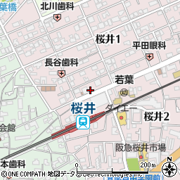 三井住友銀行桜井駅前 ＡＴＭ周辺の地図