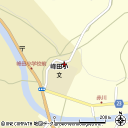 峰田ふれあいの広場周辺の地図