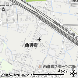 兵庫県姫路市御国野町西御着545周辺の地図