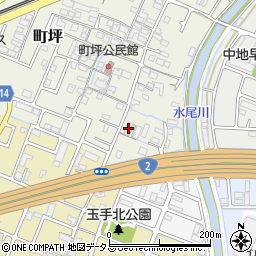 兵庫県姫路市町坪292周辺の地図