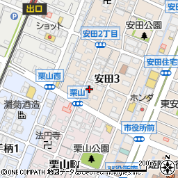 兵庫県姫路市安田3丁目37周辺の地図