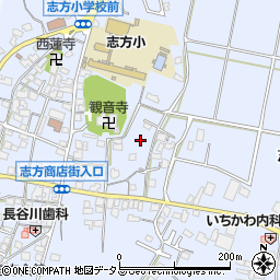 兵庫県加古川市志方町（志方町）周辺の地図