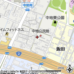 兵庫県姫路市中地35周辺の地図