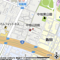 兵庫県姫路市中地35周辺の地図