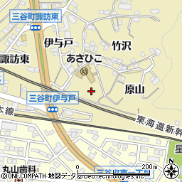 愛知県蒲郡市三谷町塚前周辺の地図