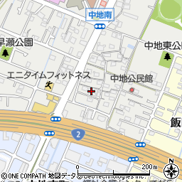 兵庫県姫路市中地242周辺の地図