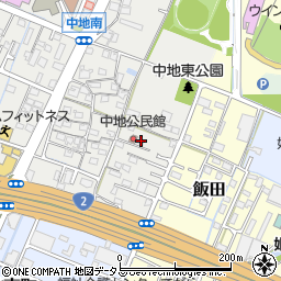 兵庫県姫路市中地31周辺の地図