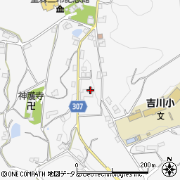 岡山県加賀郡吉備中央町吉川1147周辺の地図