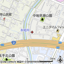 兵庫県姫路市中地673周辺の地図