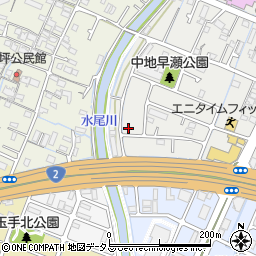 兵庫県姫路市中地673周辺の地図
